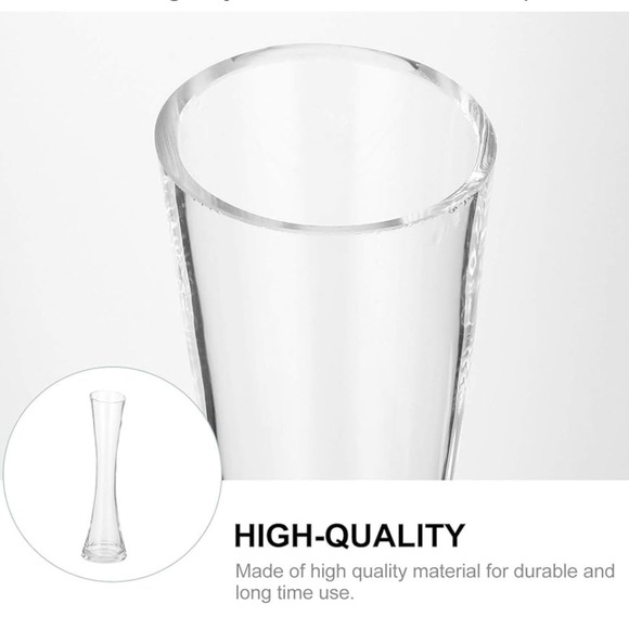 6 pc set baccarat Elegant crystal glass bud flower vases - Picture 7 of 10